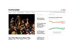 Desktop Screenshot of fivethirtyeight.com